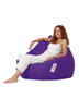 Atelier Del Sofa Premium XXL Puf de Jardín Morado Impermeable Comodidad y Relajación 115 cm